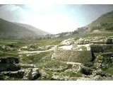 Temple of Baal-Berith with Mt Gerazim and Mt Ebal near Shechem